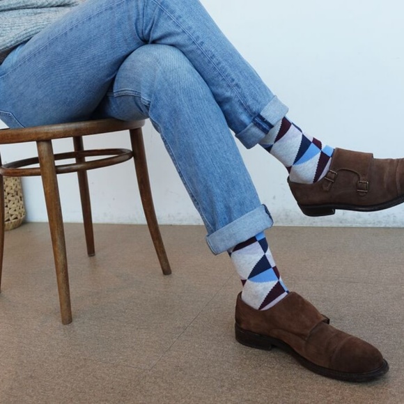 Mens Printed& Patterned Socks | 4 Pair Set - Picture 4 of 5